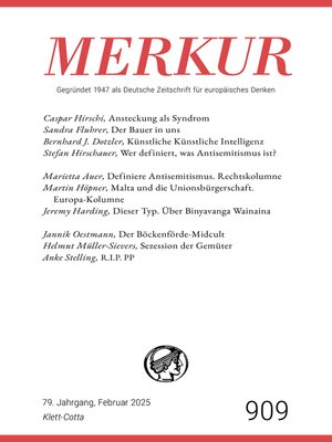 cover image of Merkur 2/2025, Jg.79